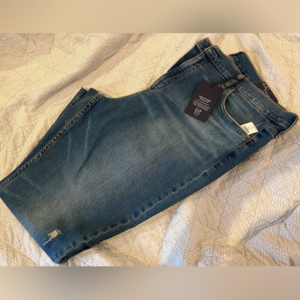 GAP Denim High Rise Cigarette Jeans